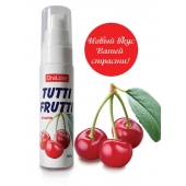 Гель-смазка Tutti-frutti с вишнёвым вкусом - 30 гр. - Биоритм - купить с доставкой в Твери