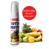 Гель-смазка Tutti-frutti со вкусом тропических фруктов - 30 гр. - Биоритм - купить с доставкой в Твери