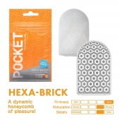 Карманный мастурбатор HEXA-BRICK - Tenga - в Твери купить с доставкой