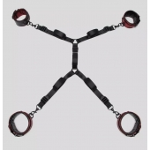 Изысканный набор фиксаций на кровати Reversible Under Mattress Restraint Set - Fifty Shades of Grey - купить с доставкой в Твери