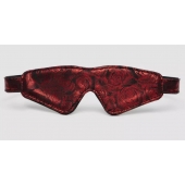 Двусторонняя красно-черная маска на глаза Reversible Faux Leather Blindfold - Fifty Shades of Grey - купить с доставкой в Твери