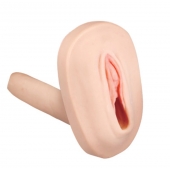 Мастурбатор-вагина с вибрацией и выносным пультом управления REALSTUFF SMOOTH   BALD - Dream Toys - в Твери купить с доставкой