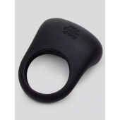 Черное эрекционное виброкольцо Sensation Rechargeable Vibrating Love Ring - Fifty Shades of Grey - в Твери купить с доставкой