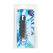 Дымчатая стимулирующая насадка с закрытой головкой SAMURAI PENIS SLEEVE BLACK - 14,5 см. - NMC - в Твери купить с доставкой