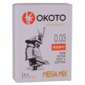 Набор из 4 презервативов OKOTO MegaMIX - Sitabella - купить с доставкой в Твери