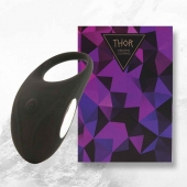 Черное эрекционное виброкольцо Thor Cockring - FeelzToys - в Твери купить с доставкой