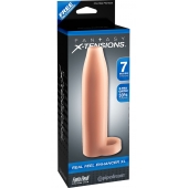 Телесная насадка Real Feel Enhancer XL - 17 см. - Pipedream - в Твери купить с доставкой