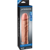 Телесная насадка Fantasy X-tensions Perfect 2  Extension - 20,3 см. - Pipedream - в Твери купить с доставкой