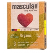 Экологически чистые презервативы Masculan Organic - 3 шт. - Masculan - купить с доставкой в Твери