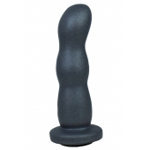 Черная анальная рельефная насадка-фаллоимитатор - 15 см. - LOVETOY (А-Полимер) - купить с доставкой в Твери