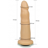 Телесная насадка Harness - 15,8 см. - LOVETOY (А-Полимер) - купить с доставкой в Твери