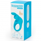 Голубое эрекционное виброкольцо Happy Rabbit Rechargeable Rabbit Cock Ring - Happy Rabbit - в Твери купить с доставкой