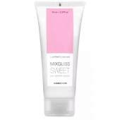 Смазка на водной основе Mixgliss Sweet с ароматом бабл-гам - 70 мл. - Mixgliss - купить с доставкой в Твери