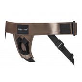 Бронзовый пояс для насадок Curious Harness - Strap-on-me - купить с доставкой в Твери