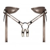 Бронзовый пояс для насадок Desirous Harness - Strap-on-me - купить с доставкой в Твери