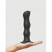 Черная насадка Strap-On-Me Dildo Geisha Balls size XL - Strap-on-me - купить с доставкой в Твери