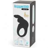Черное эрекционное виброкольцо Happy Rabbit Rechargeable Rabbit Cock Ring - Happy Rabbit - в Твери купить с доставкой
