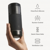 Черный мастурбатор с контролем всасывания Arcwave Pow Stroker - Arcwave - в Твери купить с доставкой