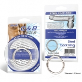 Стальное эрекционное кольцо STEEL COCK RING - 4.5 см. - BlueLine - в Твери купить с доставкой