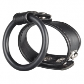 Двойное кольцо выносливости на пенис DUAL STAMINA RING - BlueLine - в Твери купить с доставкой