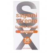 Ультратонкие презервативы Sagami Xtreme Superthin - 36 шт. - Sagami - купить с доставкой в Твери