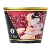 Массажная  свеча Sparkling Strawberry Wine с ароматом клубничного вина - 170 мл. - Shunga - купить с доставкой в Твери