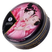 Массажная свеча Rose Petals с ароматом розы - 30 мл. - Shunga - купить с доставкой в Твери