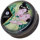 Массажная свеча Exotic Green Tea с ароматом зелёного чая - 30 мл. - Shunga - купить с доставкой в Твери