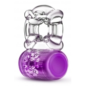 Фиолетовое эрекционное виброкольцо Pleaser Rechargeable C-Ring - Blush Novelties - в Твери купить с доставкой