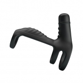 Черная вибронасадка на пенис Vibrating Penis Sling - Baile - в Твери купить с доставкой