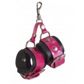 Розово-черный брелок  Наручники - Sitabella - купить с доставкой в Твери