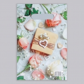 Полиэтиленовый пакет  Подарочек  с вырубной усиленной ручкой - 20 х 30 см. - Сима-Ленд - купить с доставкой в Твери