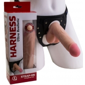 Страпон в подарочной упаковке: трусики с плугом и фаллоимитатор-насадка - 16 см. - LOVETOY (А-Полимер) - купить с доставкой в Твери