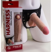 Страпон в подарочной упаковке: трусики с плугом и фаллоимитатор-насадка - 16 см. - LOVETOY (А-Полимер) - купить с доставкой в Твери