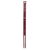Бордовый ремень Halo Waist Belt - размер L-XL - Shots Media BV - купить с доставкой в Твери