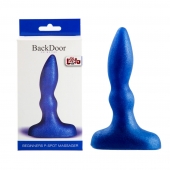 Синий анальный стимулятор Beginners p-spot massager - 11 см. - Lola Games - в Твери купить с доставкой