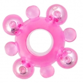 Эрекционное кольцо c бусинками - Toyfa Basic - в Твери купить с доставкой