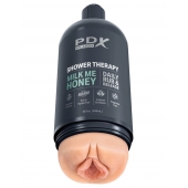 Телесный мастурбатор-вагина Shower Therapy Milk Me Honey - Pipedream - в Твери купить с доставкой