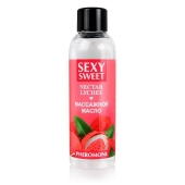 Массажное масло Sexy Sweet Nectar Lychee с феромонами и ароматом личи - 75 мл. - Биоритм - купить с доставкой в Твери