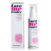 Съедобное согревающее массажное масло Love Me Tender Cotton Candy с ароматом сладкой ваты - 100 мл. - Love to Love - купить с доставкой в Твери