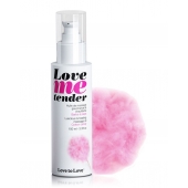Съедобное согревающее массажное масло Love Me Tender Cotton Candy с ароматом сладкой ваты - 100 мл. - Love to Love - купить с доставкой в Твери
