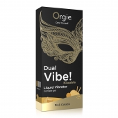 Съедобный гель Dual Vibe Pina Colada с эффектом вибрации и вкусом коктейля пина колада - 15 мл. - ORGIE - купить с доставкой в Твери