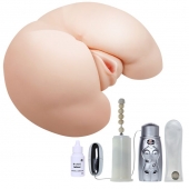 Вибрирующий мастурбатор-попка с ротацией и пультом управления - Baile - в Твери купить с доставкой