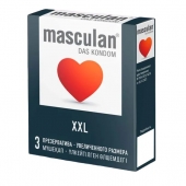 Презервативы увеличенного размера Masculan XXL - 3 шт. - Masculan - купить с доставкой в Твери