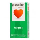 Презервативы анатомической формы Masculan Anatomic - 10 шт. - Masculan - купить с доставкой в Твери