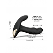 Черный вибромассажер простаты Multi P-Joy с 3 моторами - Dorcel - в Твери купить с доставкой