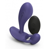 Темно-синий вибромассажер Witty P G Vibrator with Remote Control - Love to Love - в Твери купить с доставкой