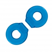 Комплект из двух колец для пениса 2-Pack Ultra-Stretch Stamina Endurance Ring - BlueLine - в Твери купить с доставкой
