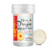 Интимный гель Esferas do Dragao Hot Ball с охлаждающе-разогревающим эффектом (2 шарика по 3 гр.) - HotFlowers - купить с доставкой в Твери