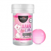 Лубрикант на силиконовой основе с эффектом вибрации Xana Loka Hot Ball (2 шарика по 3 гр.) - HotFlowers - купить с доставкой в Твери
